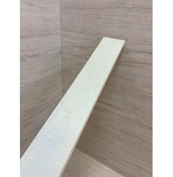 Клён Белый Явор, Волнистый заготовка накладки для электрогитары Тангент ААА Волна А 10х72-57х485 мм-9