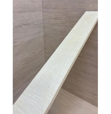 Клён Белый Явор, Волнистый заготовка накладки для электрогитары Тангент ААА Волна А 10х72-57х485 мм-5