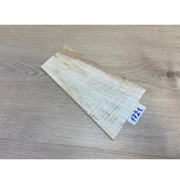 Клён Белый Явор, Волнистый заготовка накладки на головку грифа Радиал АА Волна ААА 4х130-90х237 мм-0