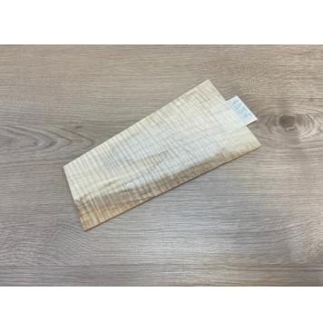 Клён Белый Явор, Волнистый заготовка накладки на головку грифа Радиал АА Волна ААА 4х130-90х237 мм-6