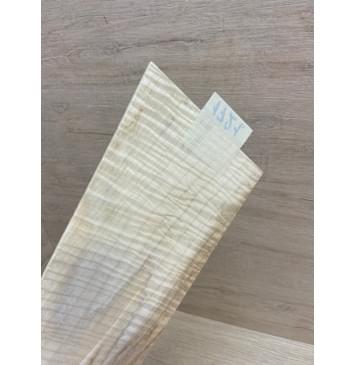 Клён Белый Явор, Волнистый заготовка накладки на головку грифа Радиал АА Волна ААА 4х130-90х237 мм-3