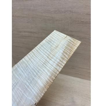 Клён Белый Явор, Волнистый заготовка накладки на головку грифа Радиал АА Волна ААА 4х130-90х237 мм-2