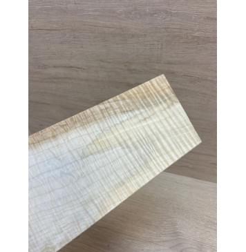 Клён Белый Явор, Волнистый заготовка накладки на головку грифа Радиал АА Волна ААА 4х130-90х237 мм-4