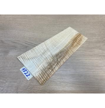 Клён Белый Явор, Волнистый заготовка накладки на головку грифа Радиал АА Волна АА 4х130-90х237 мм-1