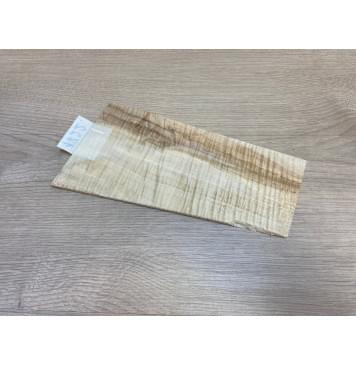 Клён Белый Явор, Волнистый заготовка накладки на головку грифа Радиал АА Волна АА 4х130-90х237 мм-6