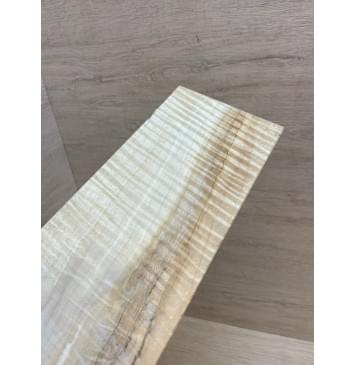 Клён Белый Явор, Волнистый заготовка накладки на головку грифа Радиал АА Волна АА 4х130-90х237 мм-2