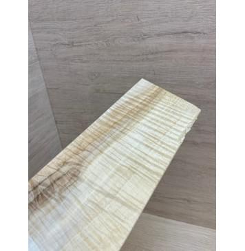 Клён Белый Явор, Волнистый заготовка накладки на головку грифа Радиал АА Волна АА 4х130-90х237 мм-3