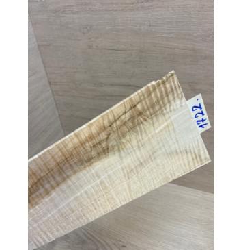 Клён Белый Явор, Волнистый заготовка накладки на головку грифа Радиал АА Волна АА 4х130-90х237 мм-4