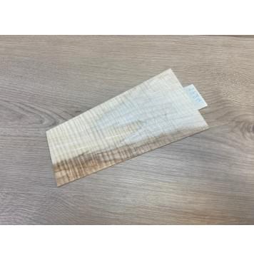 Клён Белый Явор, Волнистый заготовка накладки на головку грифа Радиал АА Волна ААА 2.5х130-90х237 мм-6