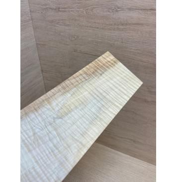 Клён Белый Явор, Волнистый заготовка накладки на головку грифа Радиал АА Волна ААА 2.5х130-90х237 мм-4