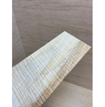 Клён Белый Явор, Волнистый заготовка накладки на головку грифа Радиал АА Волна ААА 2.5х130-90х237 мм-3