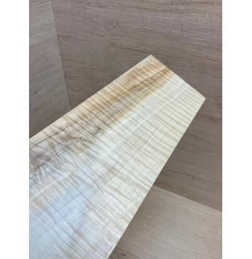 Клён Белый Явор, Волнистый заготовка накладки на головку грифа Радиал АА Волна ААА 4.5х130-90х237 мм-2