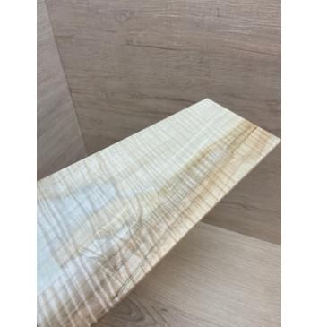 Клён Белый Явор, Волнистый заготовка накладки на головку грифа Радиал АА Волна ААА 4.5х130-90х237 мм-3