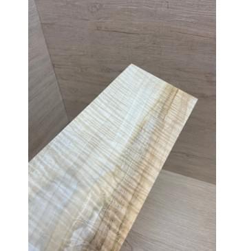 Клён Белый Явор, Волнистый заготовка накладки на головку грифа Радиал АА Волна ААА 4.5х130-90х237 мм-4