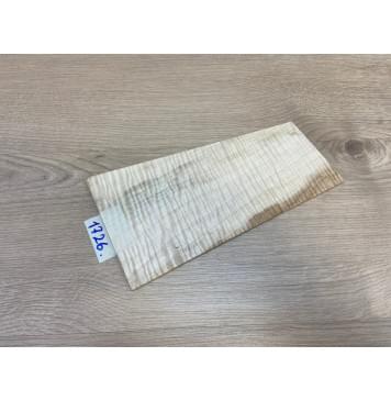 Клён Белый Явор, Волнистый заготовка накладки на головку грифа Радиал АА Волна ААА 4х130-90х237 мм-4