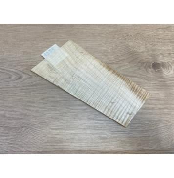 Клён Белый Явор, Волнистый заготовка накладки на головку грифа Радиал АА Волна ААА 4х130-90х237 мм-6