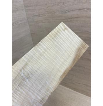 Клён Белый Явор, Волнистый заготовка накладки на головку грифа Радиал АА Волна ААА 4х130-90х237 мм-3