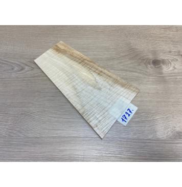 Клён Белый Явор, Волнистый заготовка накладки на головку грифа Радиал АА Волна ААА 4х130-90х237 мм-0