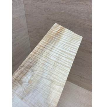 Клён Белый Явор, Волнистый заготовка накладки на головку грифа Радиал АА Волна ААА 4х130-90х237 мм-2