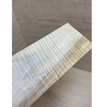 Клён Белый Явор, Волнистый заготовка накладки на головку грифа Радиал АА Волна ААА 4х130-90х237 мм-3