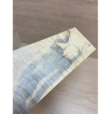 Клён Американский Волнистый заготовка накладки на головку грифа Смешанный ААА Волна А 5х140-82х240 мм-1