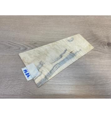 Клён Американский Волнистый заготовка накладки на головку грифа Смешанный ААА Волна А 4.2х138-82х240 мм-5