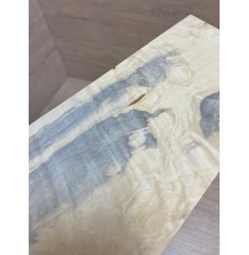 Клён Американский Волнистый заготовка накладки на головку грифа Смешанный ААА Волна А 4.2х138-82х240 мм-1