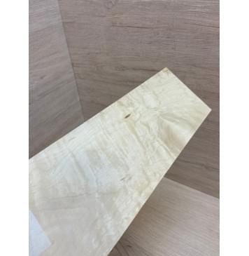 Клён Американский Волнистый заготовка накладки на головку грифа Смешанный ААА Волна А 5х130-74х240 мм-1