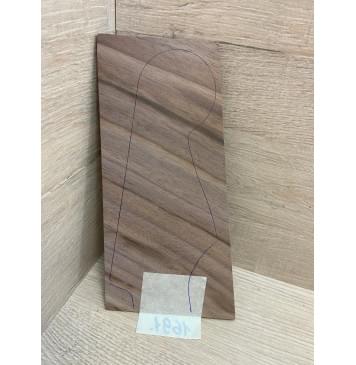 Орех Американский заготовка накладки на головку грифа Смешанный ААА 4.2х98-75х195-190 мм-4