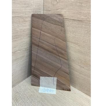 Орех Американский заготовка накладки на головку грифа Смешанный ААА 3х115-75х190 мм-4