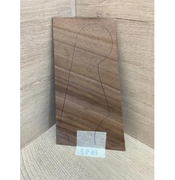 Орех Американский заготовка накладки на головку грифа Смешанный ААА 3х115-82х190 мм-0