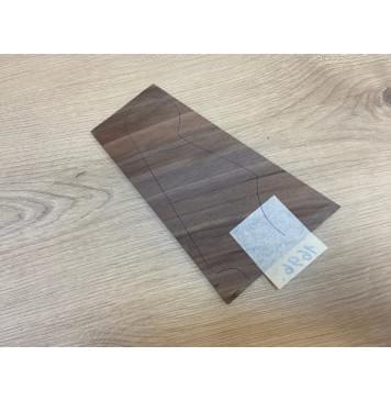 Орех Американский заготовка накладки на головку грифа Смешанный ААА 3х114-78х190 мм-5