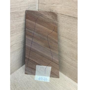 Орех Американский заготовка накладки на головку грифа Смешанный ААА 3х114-78х190 мм-0