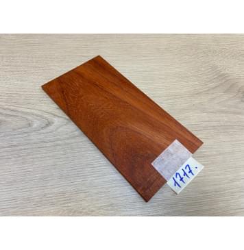 Падук заготовка накладки на головку грифа Смешанный ААА 4.3х103х205 мм-0