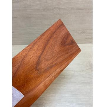 Падук заготовка накладки на головку грифа Тангент ААА 3.2х104х205 мм-3