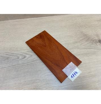 Падук заготовка накладки на головку грифа Тангент ААА 3.5х104х205 мм-4