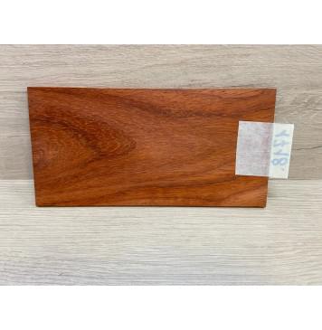 Падук заготовка накладки на головку грифа Тангент ААА 3х103х205 мм-3