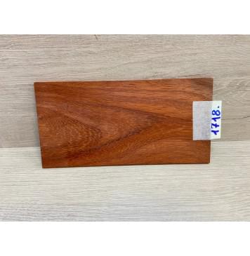 Падук заготовка накладки на головку грифа Тангент ААА 3х103х205 мм-0