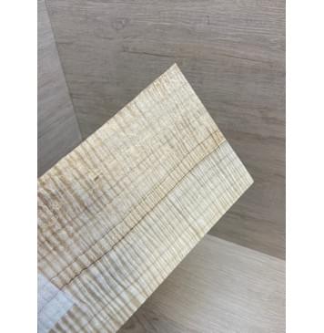 Клён Американский Spalted Волнистый заготовка накладки на головку грифа Радиал ААА Волна ААА 5х120х220-208 мм (стабилизированный)-5