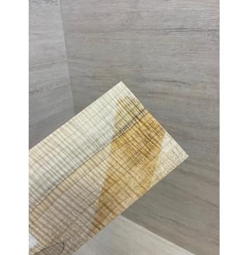 Клён Американский Spalted Волнистый заготовка накладки на головку грифа Радиал ААА Волна ААА 5х120х220-208 мм (стабилизированный)-7