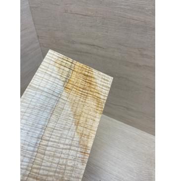 Клён Американский Spalted Волнистый заготовка накладки на головку грифа Радиал ААА Волна ААА 5х120х220-208 мм (стабилизированный)-8