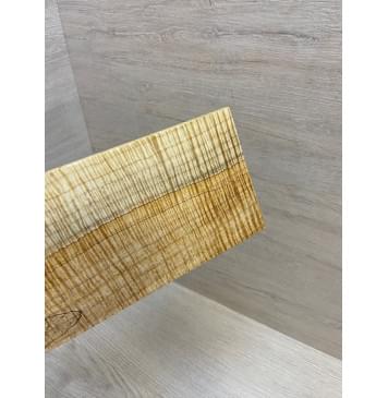 Клён Американский Spalted Волнистый заготовка накладки на головку грифа Радиал ААА Волна ААА 5х120х220-208 мм (стабилизированный)-10