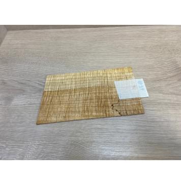 Клён Американский Spalted Волнистый заготовка накладки на головку грифа Радиал ААА Волна ААА 3х120х220-208 мм (стабилизированный)-10