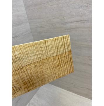 Клён Американский Spalted Волнистый заготовка накладки на головку грифа Радиал ААА Волна ААА 3х120х220-208 мм (стабилизированный)-5