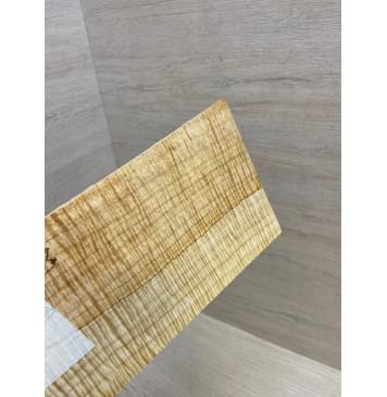 Клён Американский Spalted Волнистый заготовка накладки на головку грифа Радиал ААА Волна ААА 3х120х220-208 мм (стабилизированный)-7