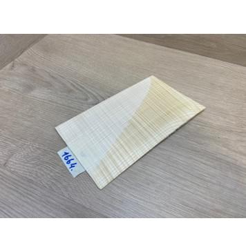 Клён Белый Явор, Волнистый заготовка накладки на головку грифа Радиал ААА Волна ААА 1х122х210 мм (стабилизированный)-2