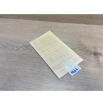 Клён Белый Явор, Волнистый заготовка накладки на головку грифа Радиал ААА Волна ААА 1х122х210 мм (стабилизированный)-0