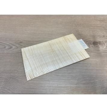 Клён Белый Явор, Волнистый заготовка накладки на головку грифа Радиал ААА Волна ААА 1х122х210 мм (стабилизированный)-9