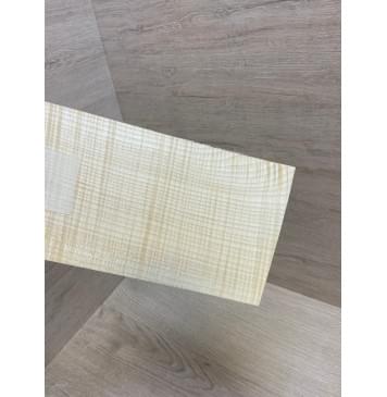 Клён Белый Явор, Волнистый заготовка накладки на головку грифа Радиал ААА Волна ААА 1х122х210 мм (стабилизированный)-7