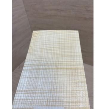 Клён Белый Явор, Волнистый заготовка накладки на головку грифа Радиал ААА Волна ААА 1х122х210 мм (стабилизированный)-4